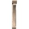 Ekena Millwork Thorton Slat Smooth Bracket w/ Offset Brace, Douglas Fir, 5 1/2"W x 26"D x 38"H BKT0604X26X38THR06SDF - alternate 4